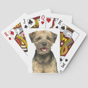 Border Terrier Sunshine and Butterflies Speelkaarten