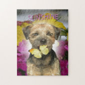 Border Terrier Sunshine Apparel, kaarten, geschenk Legpuzzel (Verticaal)