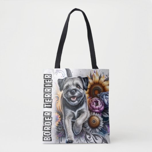 Border Terrier Tote Bag (Voorkant)