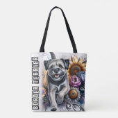 Border Terrier Tote Bag (Achterkant)