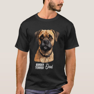 Border Terrier Vader Hond Border Terrier T-shirt