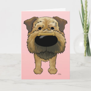 Border Terrier Valentijnse Kaart