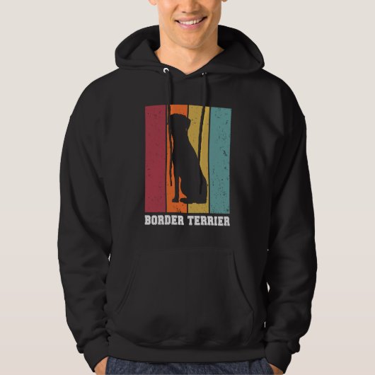Border Terrier Vintage  1 Hoodie (Voorkant)