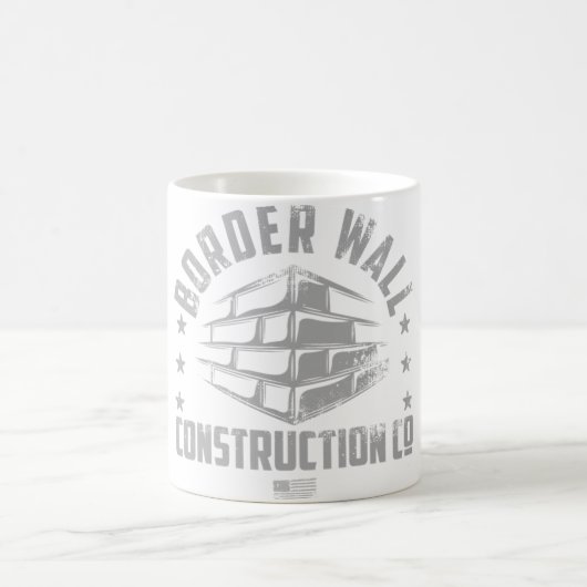 Border Wall Construction Co. T-shirt Grappig Medew Koffiemok (Center)