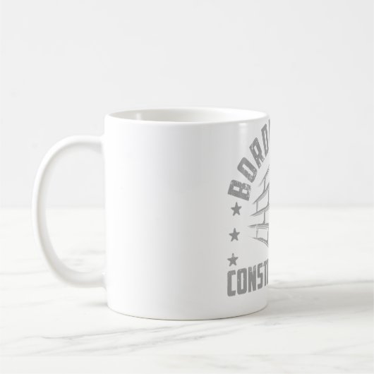 Border Wall Construction Co. T-shirt Grappig Medew Koffiemok (Links)