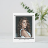 Bordered Actor Promo Photo Postcard Briefkaart (Staand voorkant)