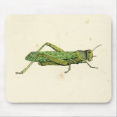 Bordered Print of Green Grasshopper Muismat (Voorkant)