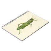 Bordered Print of Green Grasshopper Notitieboek (Linkerzijde)