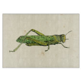 Bordered Print of Green Grasshopper Snijplank (Voorkant)