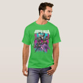 Borderlands 4 Kleurrijke Helden Collage Graffiti V T-shirt (Voorkant volledig)