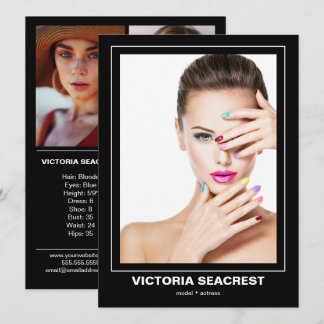 Borderline 4 Double-Sided Model Comp Card Aankondiging