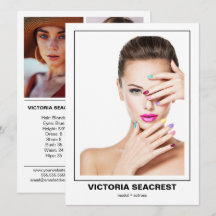 Borderline 4 Double-Sided Model Comp Card