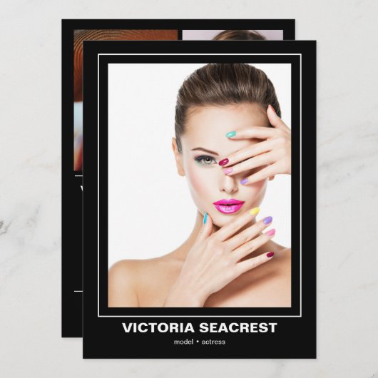 Borderline 4 dubbelzijdig model Comp Kaart (Voorkant / Achterkant)