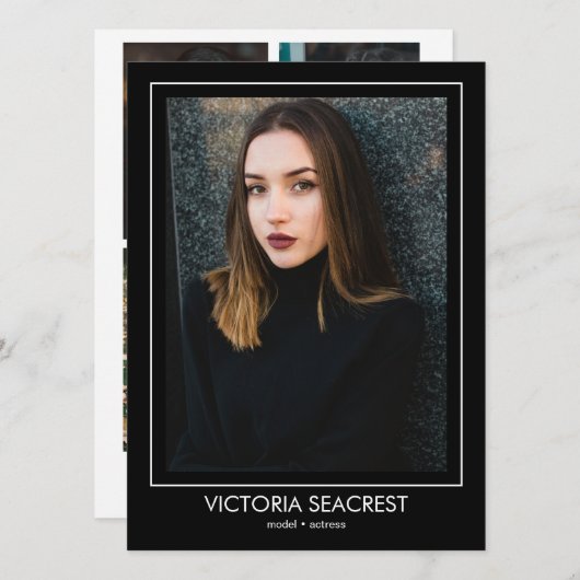 Borderline 5 Actor Model Talent Comp ZED Kaart (Voorkant / Achterkant)