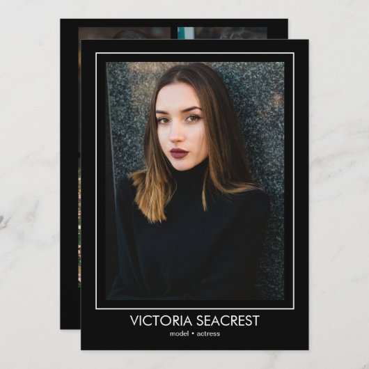 Borderline 5 Actor Model Talent Comp ZED Kaart (Voorkant / Achterkant)