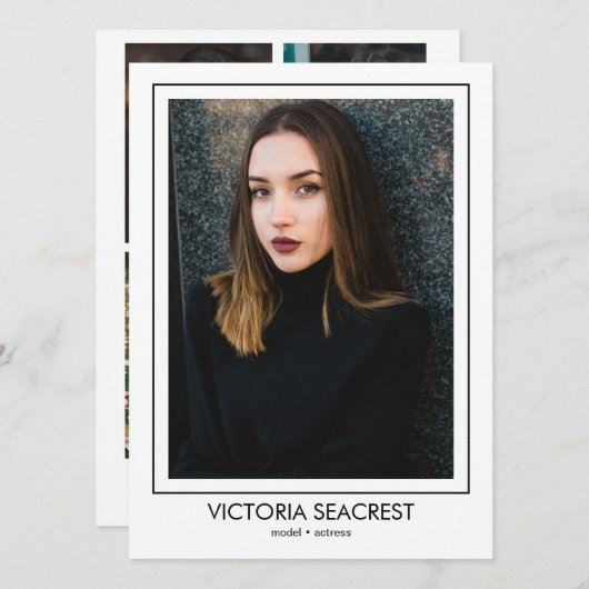 Borderline 5 Actor Model Talent Comp ZED Kaart (Voorkant / Achterkant)