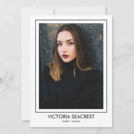 Borderline 5 Actor Model Talent Comp ZED Kaart (Voorkant)