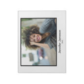 Borderline Actor Notepad Framed Landscape Headshot Notitieblok (Linkerzijde)