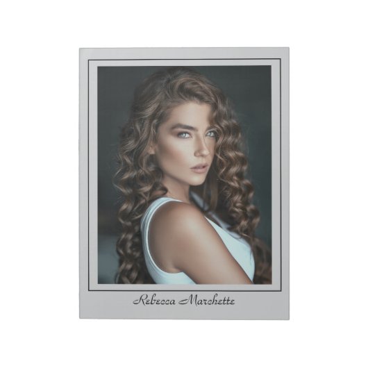 Borderline Actor Talent Photo Notepad Notitieblok (Linkerzijde)