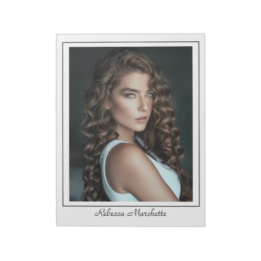 Borderline Actor Talent Photo Notepad Notitieblok (Linkerzijde)