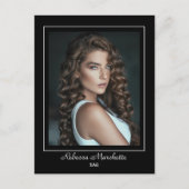 Borderline Actor Talent Promo Foto Briefkaart (Voorkant)