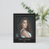 Borderline Actor Talent Promo Foto Briefkaart (Staand voorkant)