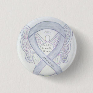 Borderline Personaliteitsstoornis Guardian Angel P Ronde Button 3,2 Cm
