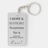 Borderline Personality Disorder Awareness Sleutelh Sleutelhanger (achterkant)