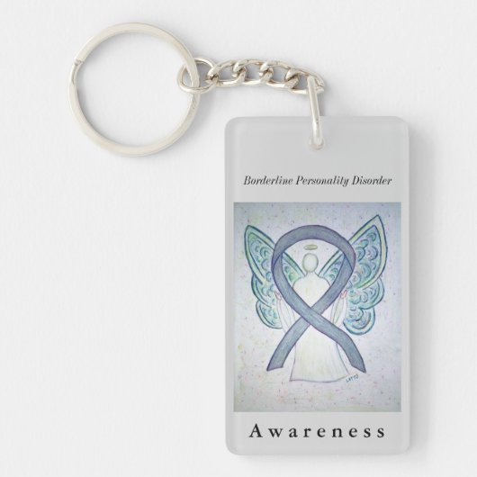 Borderline Personality Disorder Awareness Sleutelh Sleutelhanger (Voorkant)