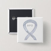 Borderline Personality Disorder (BPD) Angel Pin Vierkante Button 5,1 Cm (Voorkant /achterkant)