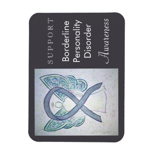 Borderline Personeelsstoornis Bewustmaking Magnet Magneet (Verticaal)