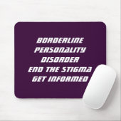 Borderline Personeelsstoornis Mousepad Muismat (Met muis)