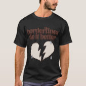 Borderline serie Borderlines doen het beter (Ivoor T-shirt (Voorkant)