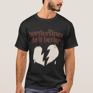 Borderline serie Borderlines doen het beter (Ivoor T-shirt