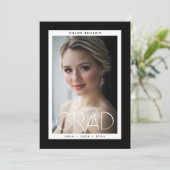 BORDERS AFSTUDEERDER University Afstuderen Foto Af Aankondiging (Staand voorkant)