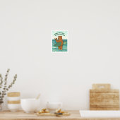 Bordevergaderingen Saaie Vergaderingen Grappige Su Poster (Keuken)