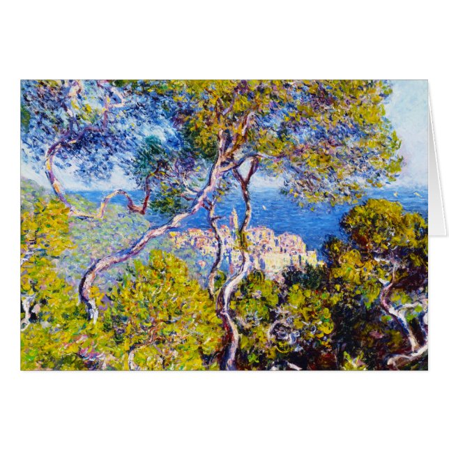Bordighera, 1884 Claude Monet cool, oud, meester, (Voorkant Horizontaal)
