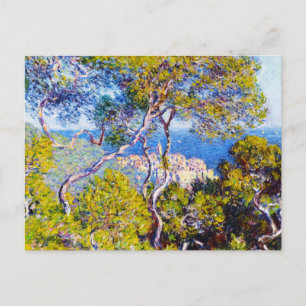 Bordighera, 1884 Claude Monet cool, oud, meester, Briefkaart
