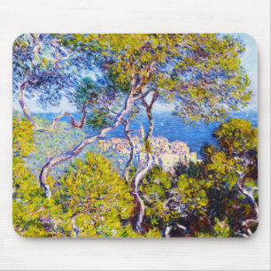 Bordighera, 1884 Claude Monet cool, oud, meester, Muismat