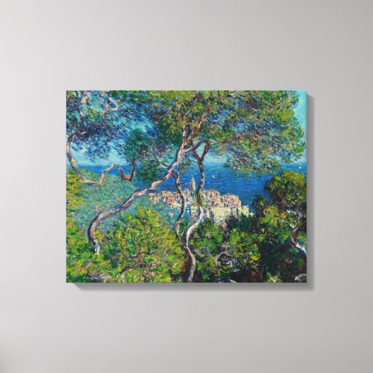 Bordighera (1884), ingediend door Claude Monet Can Canvas Afdruk (Voorkant)
