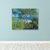 Bordighera (1884), ingediend door Claude Monet Can Canvas Afdruk (Insitu (Houten vloer))