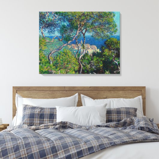 Bordighera (1884), ingediend door Claude Monet Can Canvas Afdruk (Insitu (Slaapkamer))