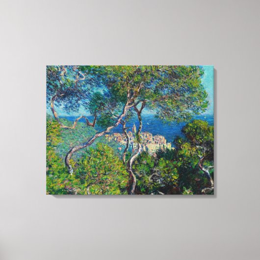 Bordighera (1884), ingediend door Claude Monet Can Canvas Afdruk (Voorkant)