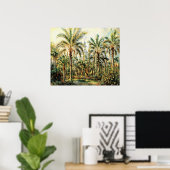 Bordighera Garden Poster (Thuiskantoor)