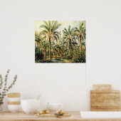 Bordighera Garden Poster (Keuken)