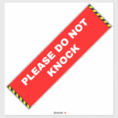 Bordje 'Niet Klopt' - Rood Sticker (Vel)