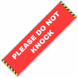 Bordje 'Niet Klopt' - Rood Sticker