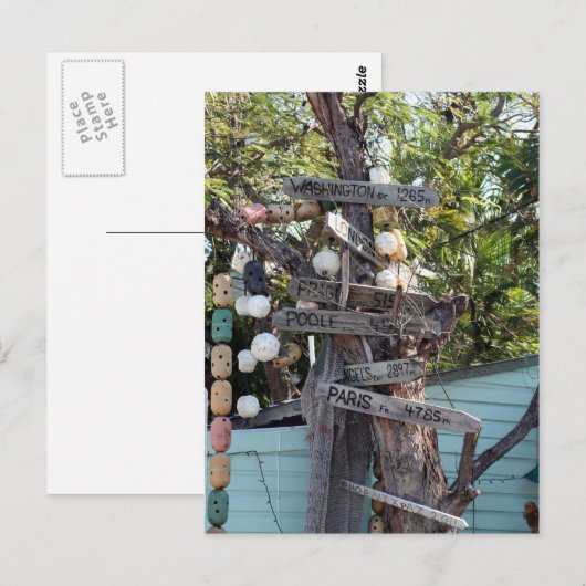 bordjes briefkaart (Voorkant / Achterkant)