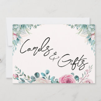 Bordjes voor Kaarten en Cadeaus