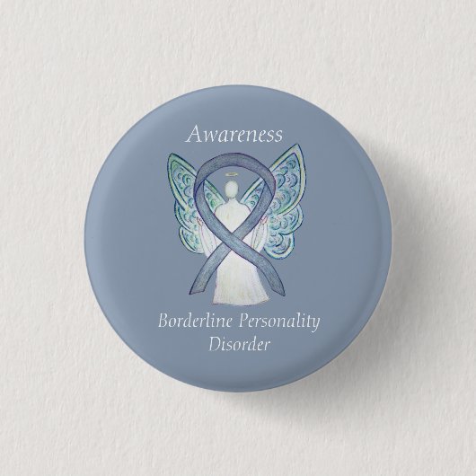 Bordline Personality Disorder (BPD) - lint spelden Ronde Button 3,2 Cm (Voorkant)
